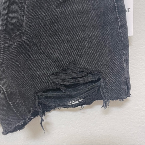 RE/DONE 50s Cutoffs Denim Shorts Distressed Black Size 27 - Picture 5 of 5